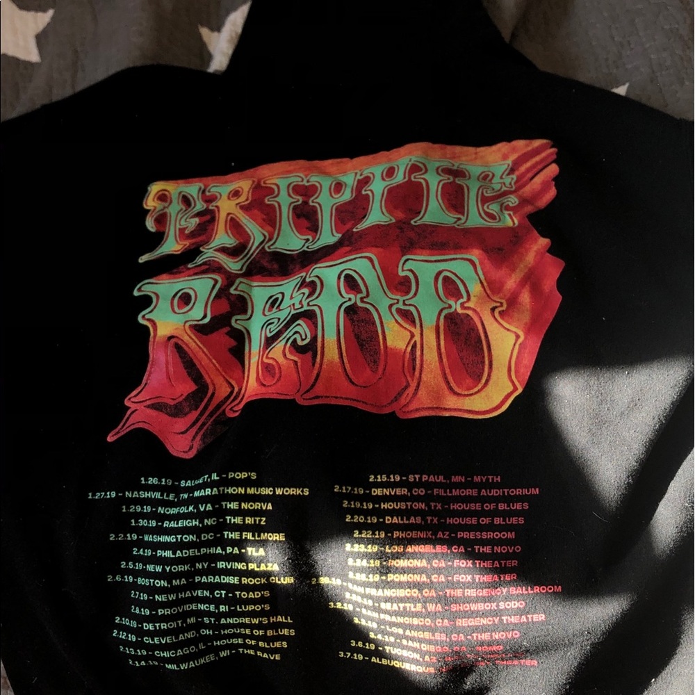 trippie redd life’s a trip tour hoodie